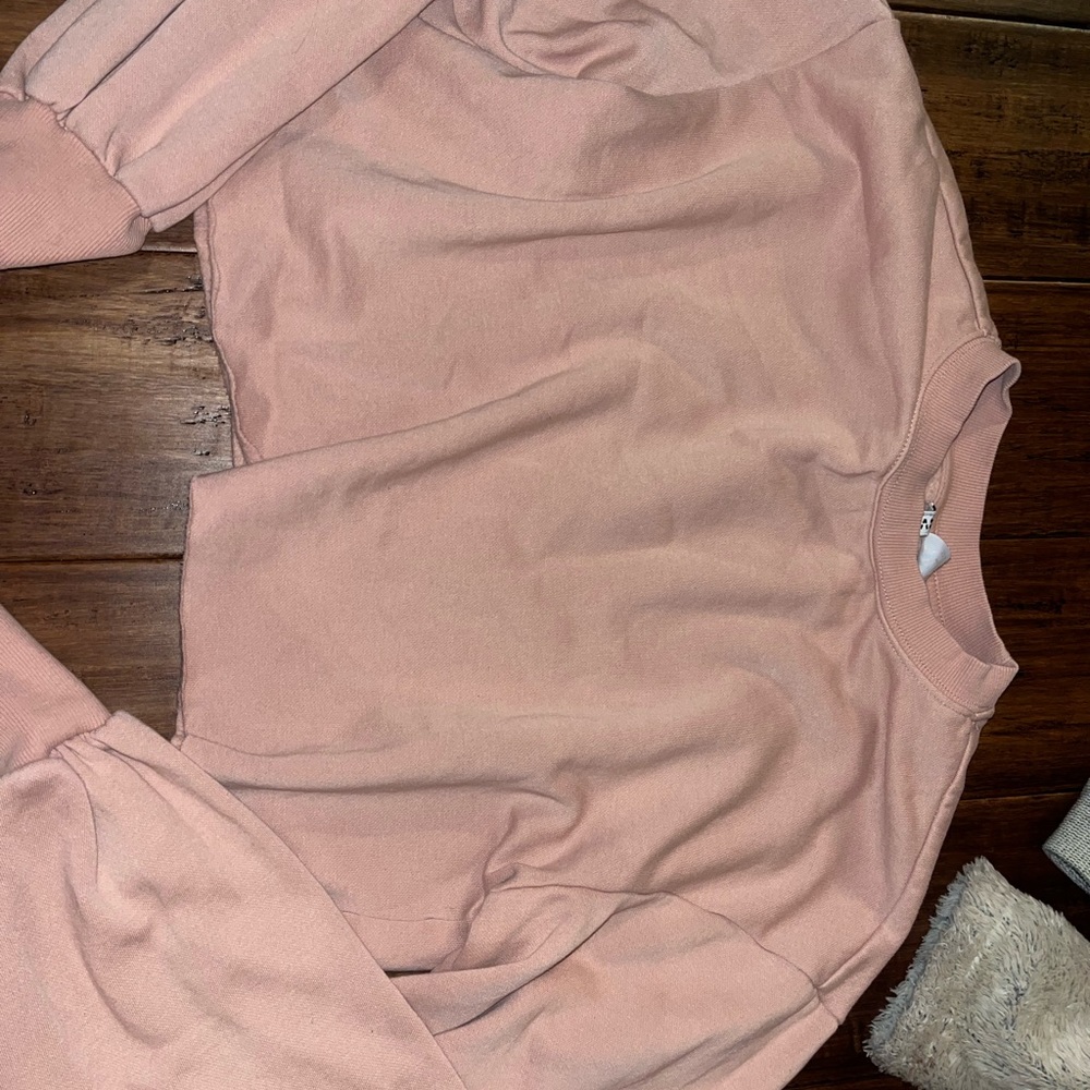 Pink crop top